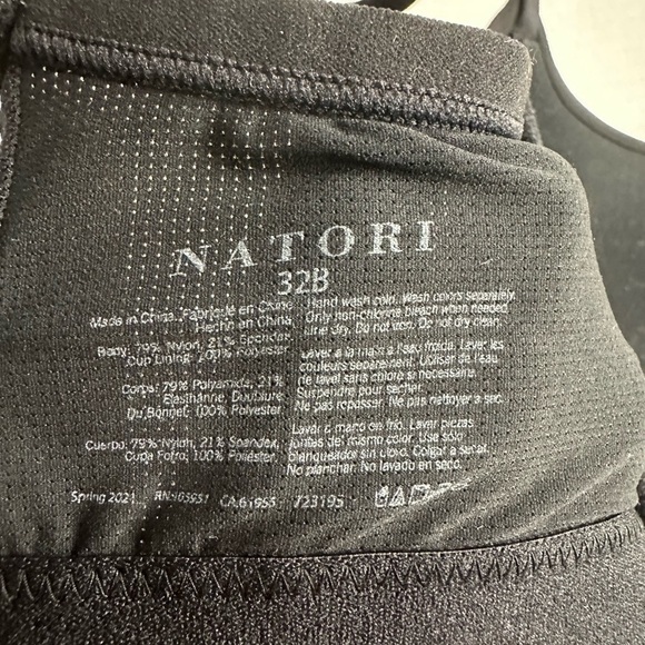 Natori Sz 32B Limitless Convertible Contour Wireless Sport Bra 723195 - Picture 5 of 5